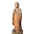 Wood A Pair of Antique Japanese Taishō Carved Zushi Monks on Gilt Bases For Sale - Image 7 of 8
