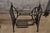 Metal Antique Cast Iron Singer Treadle Sewing Machine Base Oval Marble Console Table For Sale - Image 7 of 12