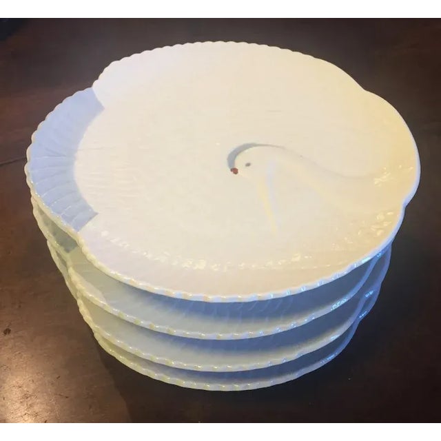 Japanese Hirado Porcelain Footed Serving Dishes - Set of 4 For Sale - Image 11 of 13