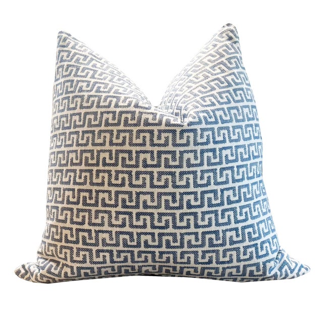 Simply beautiful, this Thibaut upholstery fabric in a Greek key design exudes a timeless sense of elegance. Inspired by...