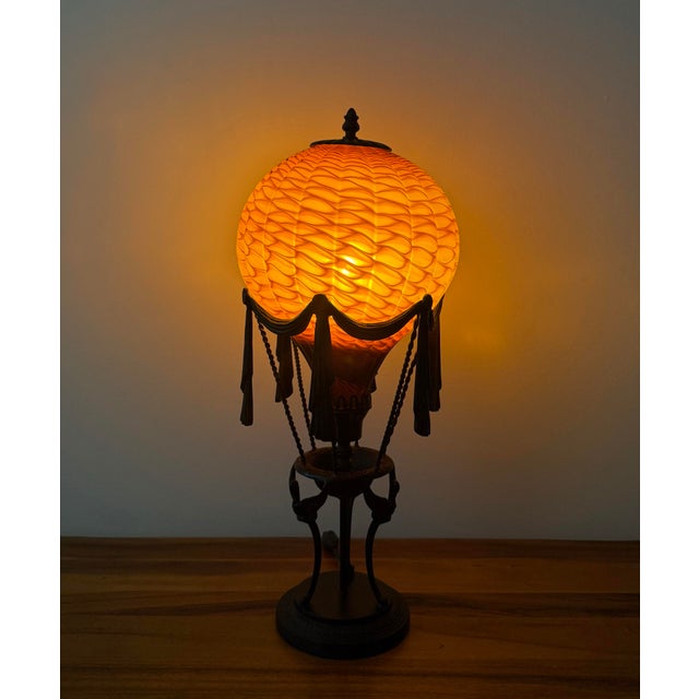 Vintage Maitland Smith Hot Air Balloon Lamp For Sale In West Palm - Image 6 of 6