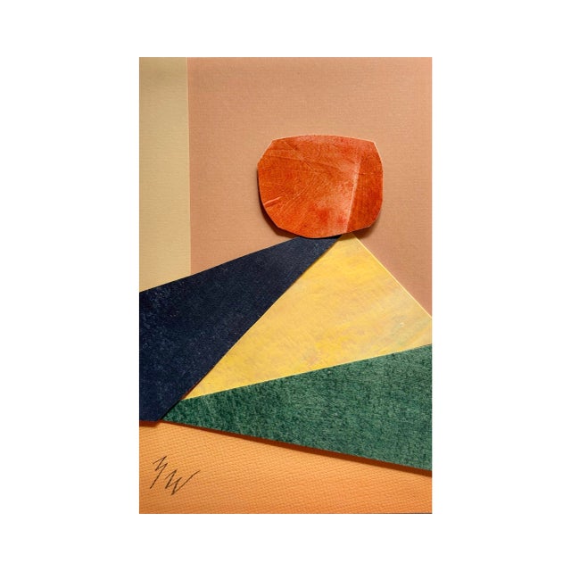 "Into The Sun" is an original mixed media collage on paper by Zac Woodiel. This is one of six pieces in the "Into The Sun"...
