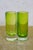 Emerald 6 Chinese Emerald Green Blown Glass Graduated Tubular Torpedo Bud Vases 4" to 8" For Sale - Image 8 of 13