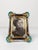 Ceramic Rococo Revival Porcelain Picture Frame with Gilt Rocaille on Sèvres Blue Enamel, 1960s For Sale - Image 7 of 17