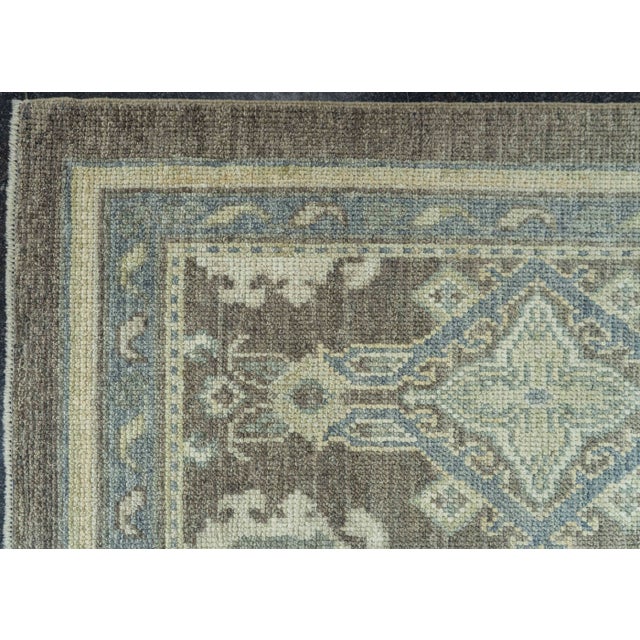 Turkish Oushak Rug 4' x 6'10" #19244 For Sale - Image 4 of 8