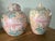 Chinoiserie 1980s Palm Beach Chic Peachy Ginger Jar-Set of 2 For Sale - Image 3 of 11