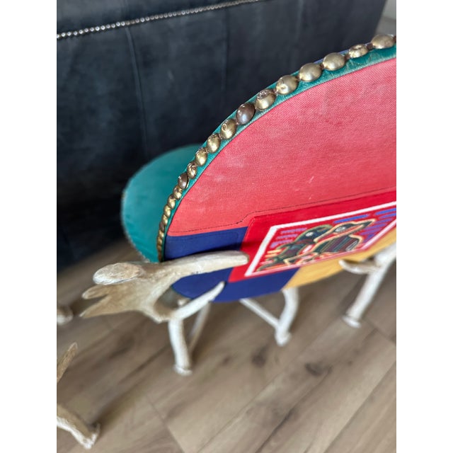 1970s Set of 4 Vintage Arthur Court Faux-Antler Dining Chairs – Cast Aluminum For Sale - Image 5 of 9