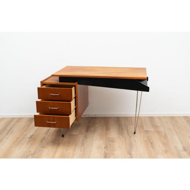 1960s Hairpin Writing Desk from Tijsseling Nijkerk, 1960s For Sale - Image 5 of 13