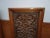 Wood Vintage Drexel Mid-Century King Size Headboard Spanish Style W Five Carved Panels For Sale - Image 7 of 13