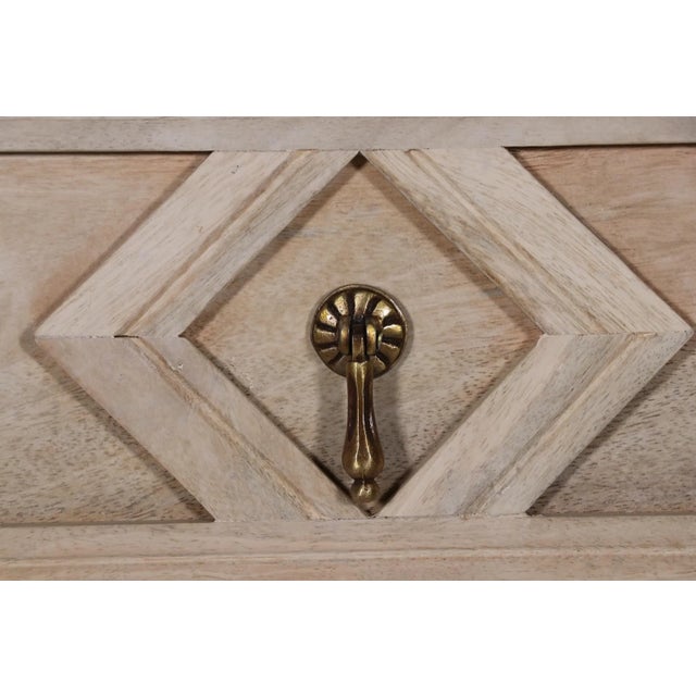 Pair of Coastal 3-Drawer Nightstands For Sale - Image 4 of 5