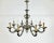 Vintage Bronze Chandelier, Belgium, 1970s For Sale - Image 11 of 11