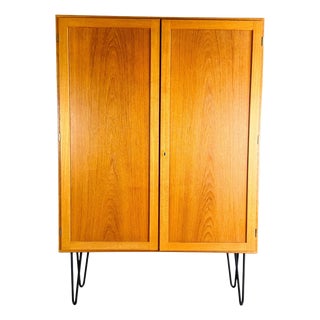 Mid-Century Teak Cabinet by Børge Mogensen for Søborg Møbelfabrik, 1960s For Sale