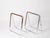 Italian Tubular Chromed Steel Trestles, 1970s, Set of 2 For Sale - Image 6 of 18