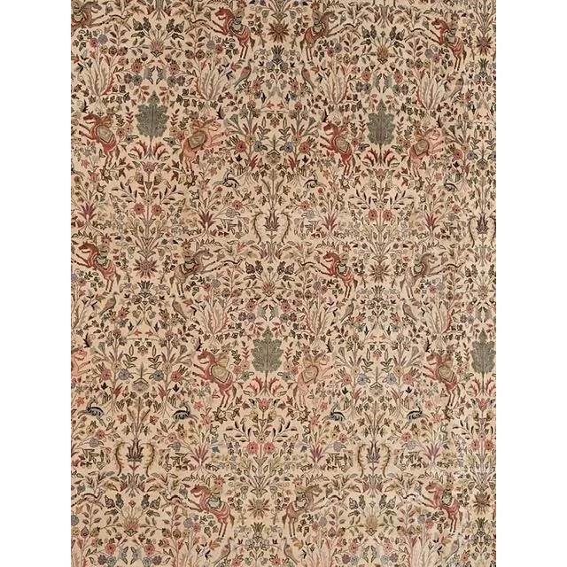 Persian 1970s Hunting Tabriz Rug 13'1 X 18'6" For Sale - Image 3 of 8