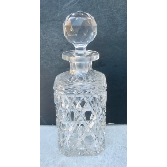 Mid 20th Century Mid 20th Century Crystal Whiskey Decanter For Sale - Image 5 of 8