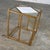 Chelsea House Jamie Merida Collection Iron Antique Gold Leaf Harlequin Side Table For Sale - Image 18 of 18