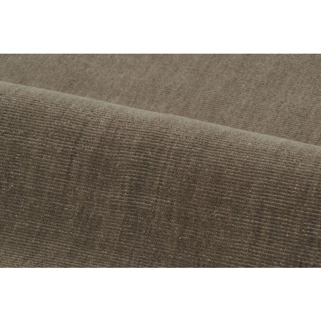 Rug & Kilim’s Modern Textural Solid Rug in Brown Tones For Sale In New York - Image 6 of 7