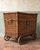 An early 20th century basket trolley from the french sncf railway network, woven in sturdy willow and still standing...