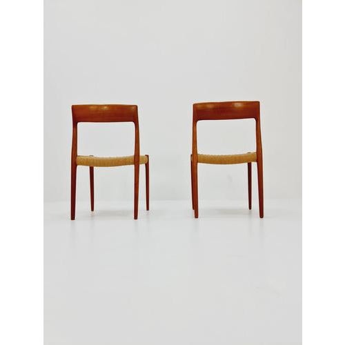 Vintage Danish teak dining chair by Niels Otto Møller Model 77, 1960s, Designer: Niels Otto Møller Made in Denmark....
