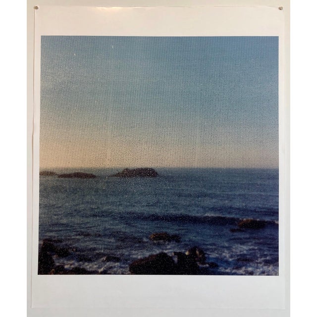 1990s Peter C. Jones 1, Beach Through Screen, Large Format Photo 24X20 Color Photograph Beach House RI, 1999 For Sale - Image 5 of 5