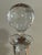Vintage European Cut Crystal Decanter With Globe Stopper Mid-Century Barware For Sale In Orlando - Image 6 of 8