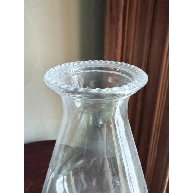 Vintage Mid-Century 1960s Chamber Style Oil Lamp Hurricane Lamp For Sale - Image 9 of 13