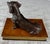 Bronze Dachshund Paperweight on Leather Base For Sale - Image 13 of 18