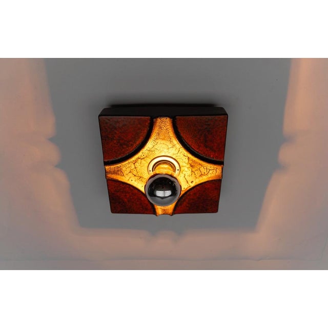 Vintage Ceramic Wall Lights by Pan Keramik, 1960s, Set of 2 For Sale - Image 11 of 18