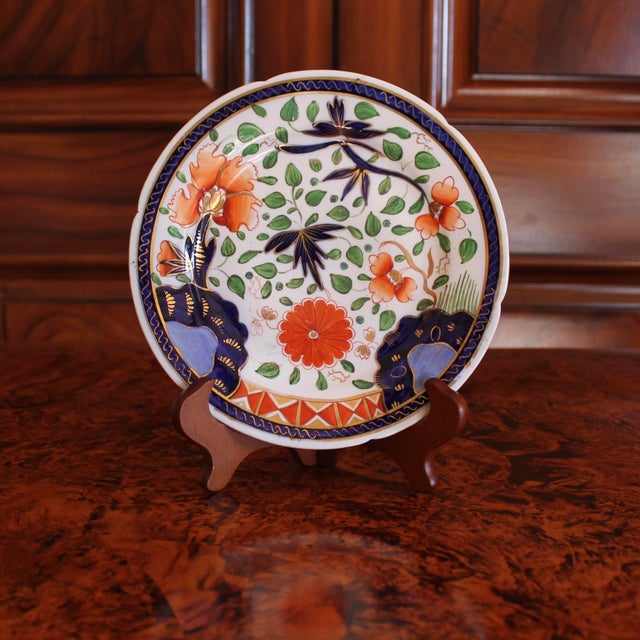 Early 19th Century Early 19th Century Coalport Imari Plates - Set of 3 For Sale - Image 5 of 15