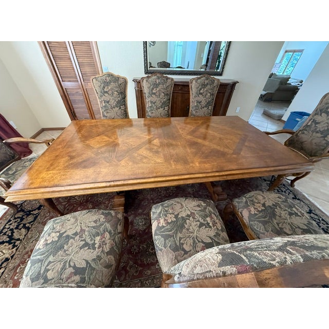 Century Furniture Century Furniture 9-Piece "Casa Collection" Dining Set - Table & 8 Verona Chairs For Sale - Image 4 of 15