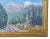 Silvio Silvestri, Listed Artist (1948-2018) Squaw Valley Palisades Tahoe California Landscape Painting W/ Antiqued Gold Frame For Sale - Image 4 of 11