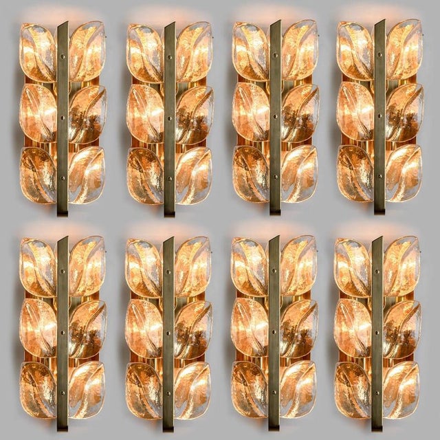 Kalmar Model Florida Wall Light attributed to J.T. Kalmar, Vienna, Austria, 1969 For Sale - Image 4 of 18