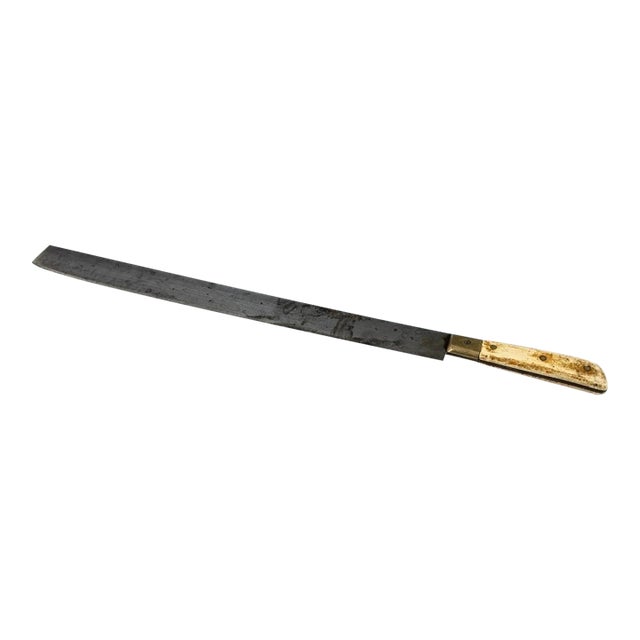 Unknown, Antique Miller's Judaica Jewish Kosher Ritual Large Chalef Knife Millers For Sale