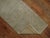 Textile Antique Zabihi Collection Narrow Pale Oushak Runner For Sale - Image 7 of 8