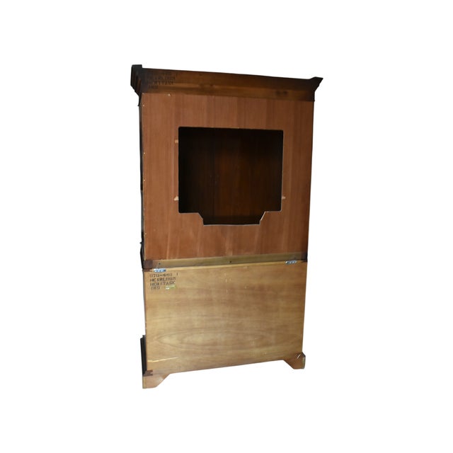 Heritage Heritage Furniture Heirloom Collection Georgian Style Media Armoire For Sale - Image 4 of 6