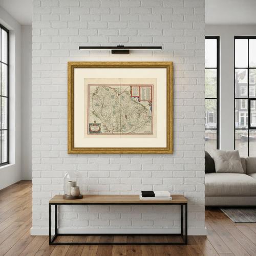 Antique Blaeu Map of Maine, 1642 For Sale - Image 10 of 12