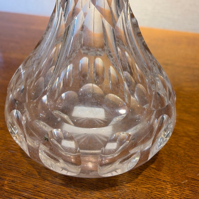 Early 20th Century Early 20th Century Gorgeous, Tall Decanter With Silver Neck For Sale - Image 5 of 9