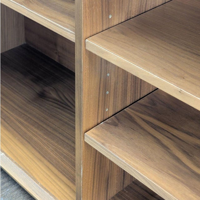 Room and Board Rollins Low Wood Bookshelf With Adjustable Shelves For Sale In San Francisco - Image 6 of 8