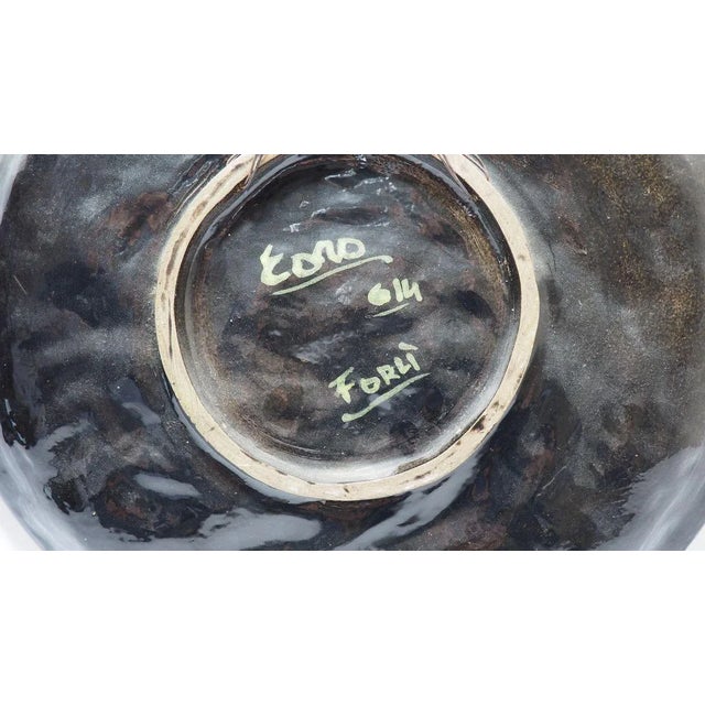 1950s Terracotta Decorative Plate For Sale - Image 5 of 6