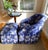 Custom Curvy Chair and Ottoman in Ralph Lauren For Sale - Image 12 of 12