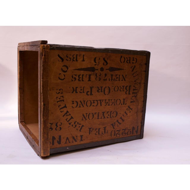Vintage Salada Tea Chest / Crate Chairish