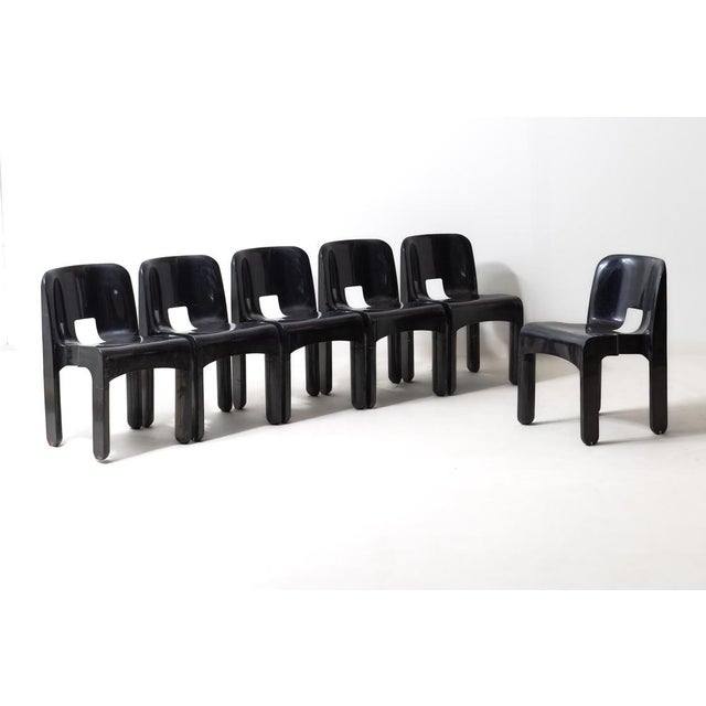 Universale Chairs by Joe Colombo for Kartell, 1960s, Set of 6 For Sale - Image 15 of 18