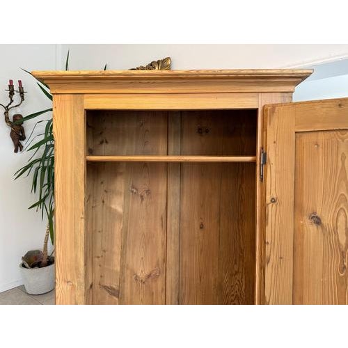 Farmhouse Biedermeier Cabinet in Softwood For Sale - Image 9 of 14