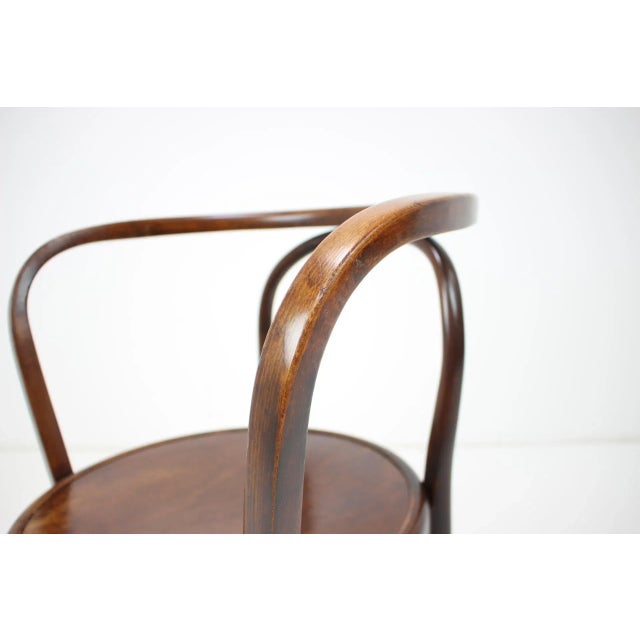 Thonet Mundus Wooden Armchair in Vienna Style, 1920s For Sale - Image 9 of 13