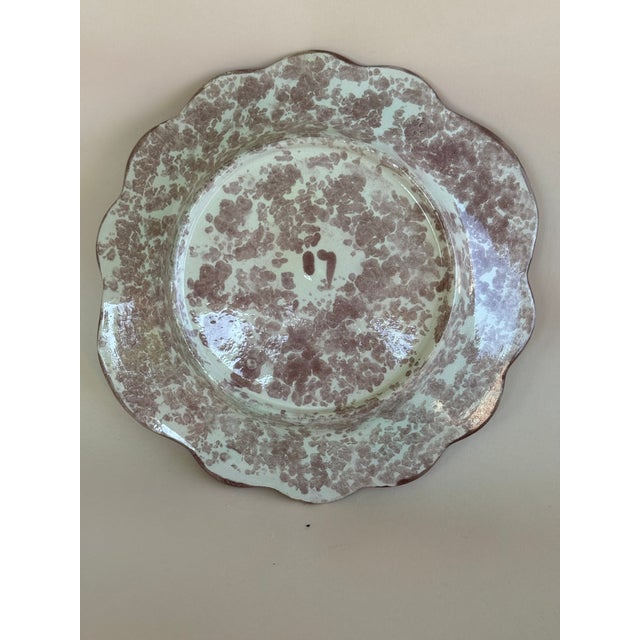 Victorian Era Majolica Dog Plates Arsenal Pottery Set of Three (3) For Sale - Image 10 of 12