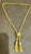 Early 21st Century 14k Solid Yellow Gold Adjustable Rope Lariat Slider Stopper Chain Y Necklace 53G For Sale - Image 5 of 18