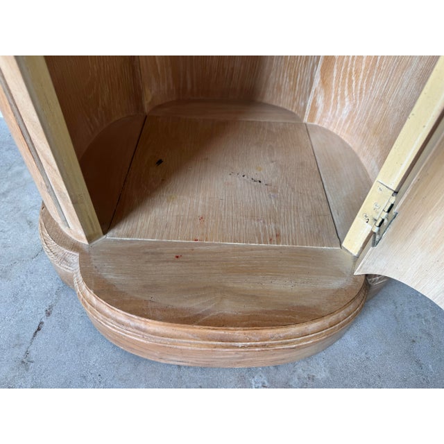 Vintage Henredon Cerused Oak End Table / Nightstand For Sale - Image 10 of 12