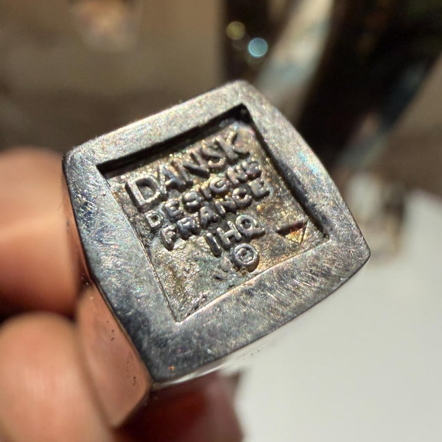 Silver-Plated Candle Holder Crown Model Jens Quistgaard Dansk Designs For Sale - Image 9 of 13