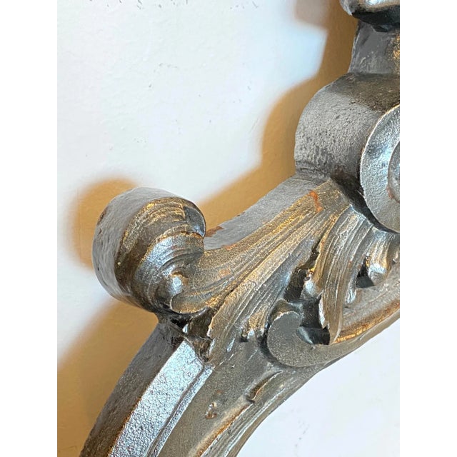 Antique Cast Iron Decorations, Set of 2 For Sale - Image 5 of 13