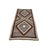Textile 1920s Gray Antique Tribal Geometric Design Navajo Flat Woven Native American Rug For Sale - Image 7 of 9